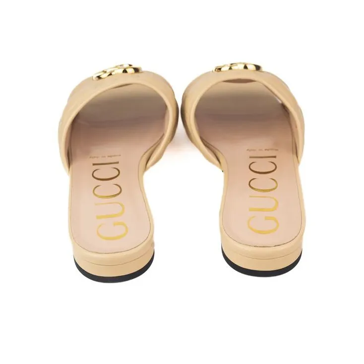 GUCCI GG Matelassé Slide Sandals-2