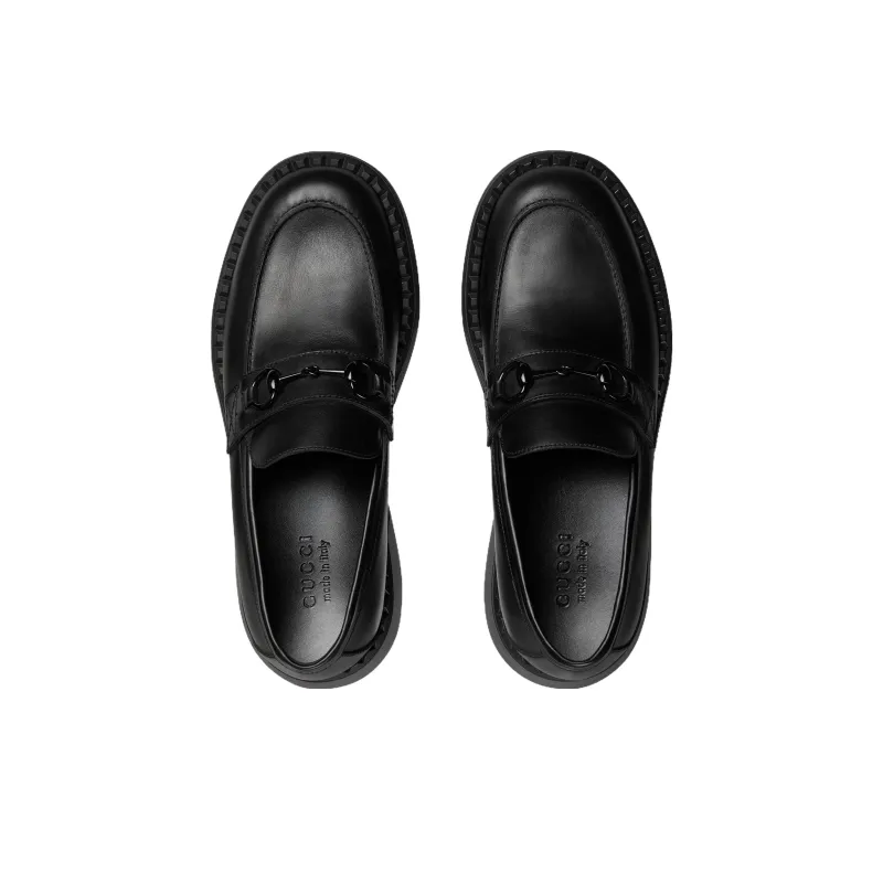 GUCCI Horsebit Loafer 'Black'-2
