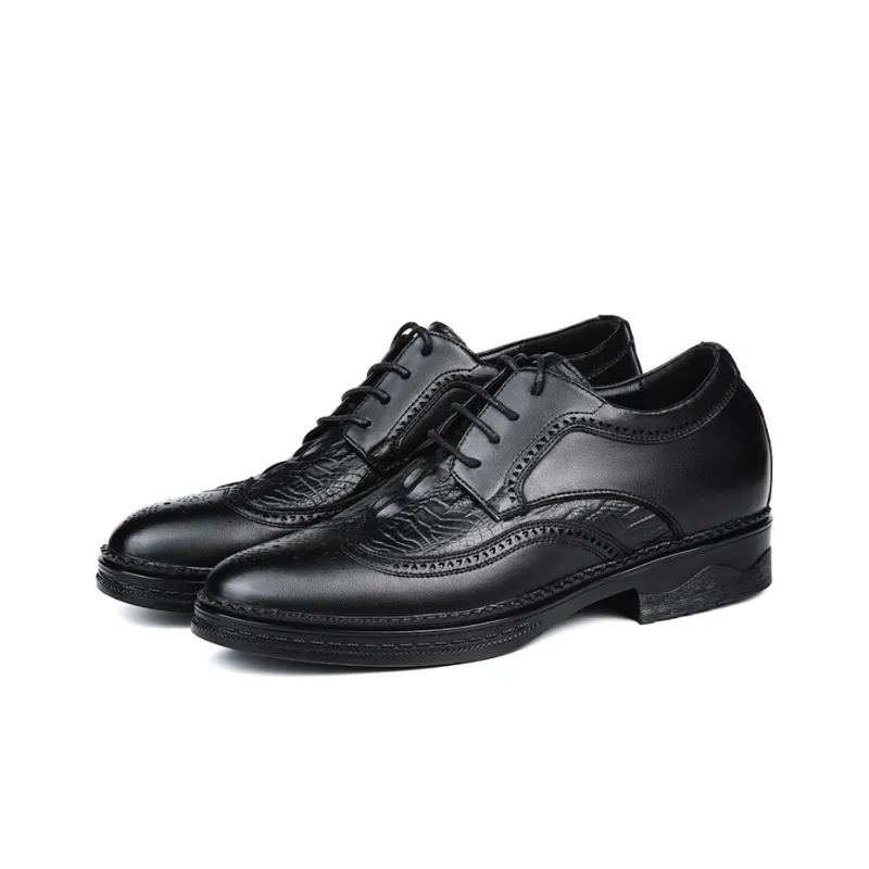 SULEGAO Men's Casual Shoes Men's Black-2