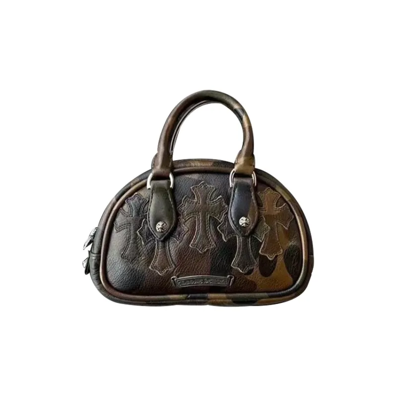 Chrome Hearts Leather Bowling Bag Handbag Women's Jasper-3