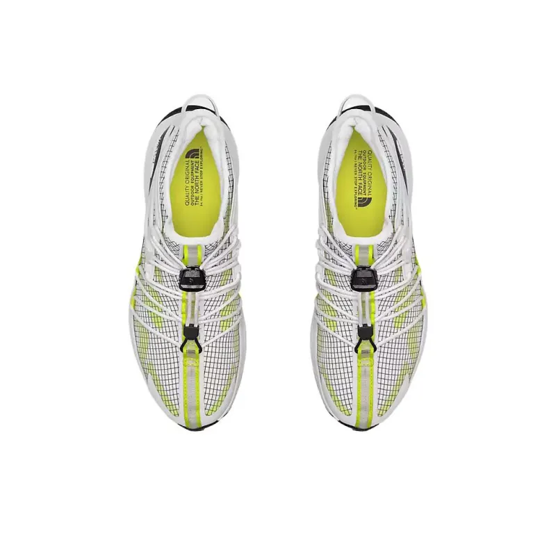 THE NORTH FACE Oxeye Tech Cushioning Low Top Running Shoes Men's White Yellow-1