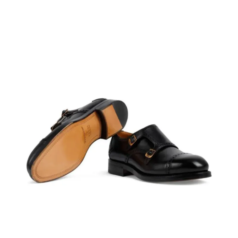 GUCCI Dress Shoes Men Low Top Black-3