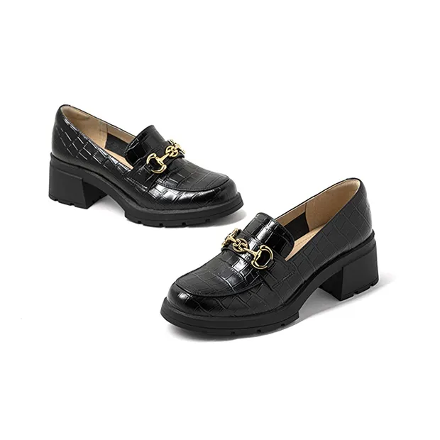COMELY Loafers Women's Low Top Black-3