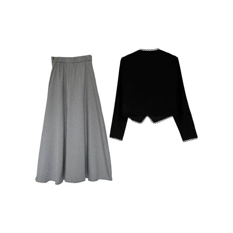 Icicofficial Two Piece Skirt Sets Women's-1