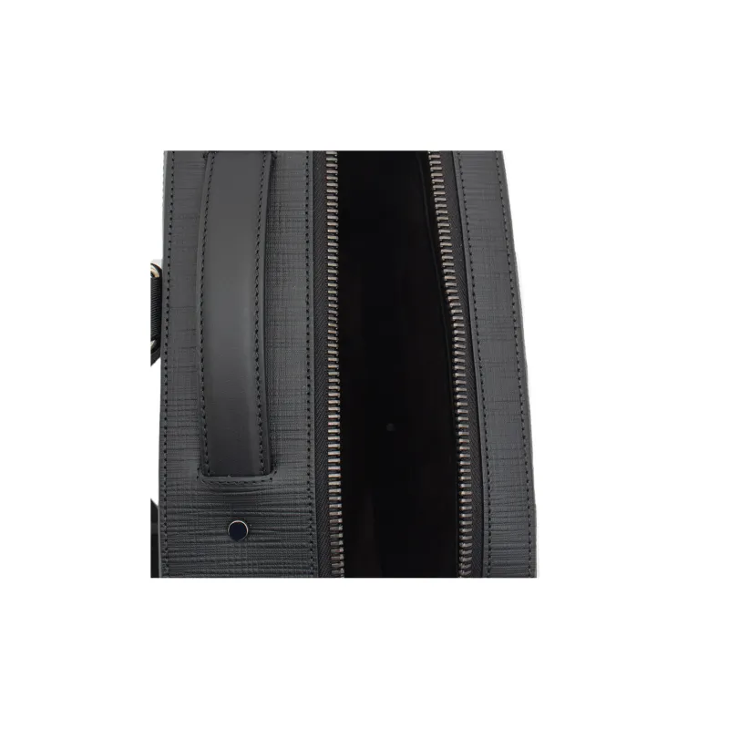 Zegna Calfskin Backpack Men's Black-3