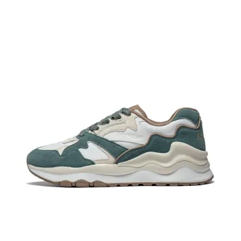 LiNing 001 Mountain Sea Slip Resistant Low Top Running Shoes Men's White Green