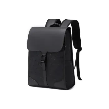 Slazenger PU Backpack Unisex Black Diamond Pattern