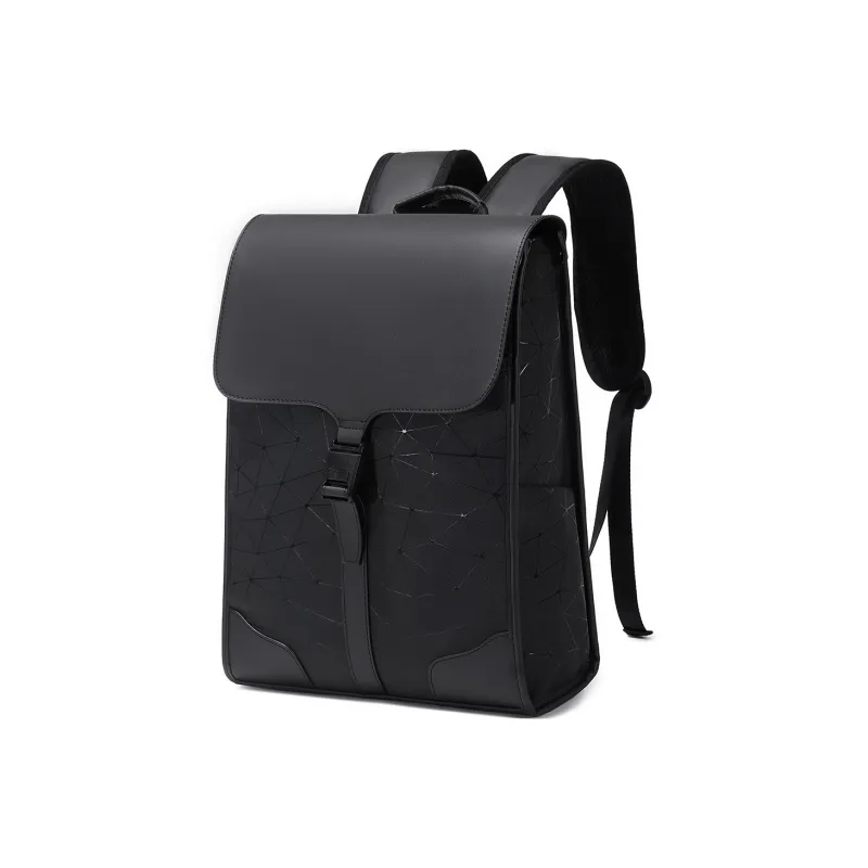 Slazenger PU Backpack Unisex Black Diamond Pattern-0