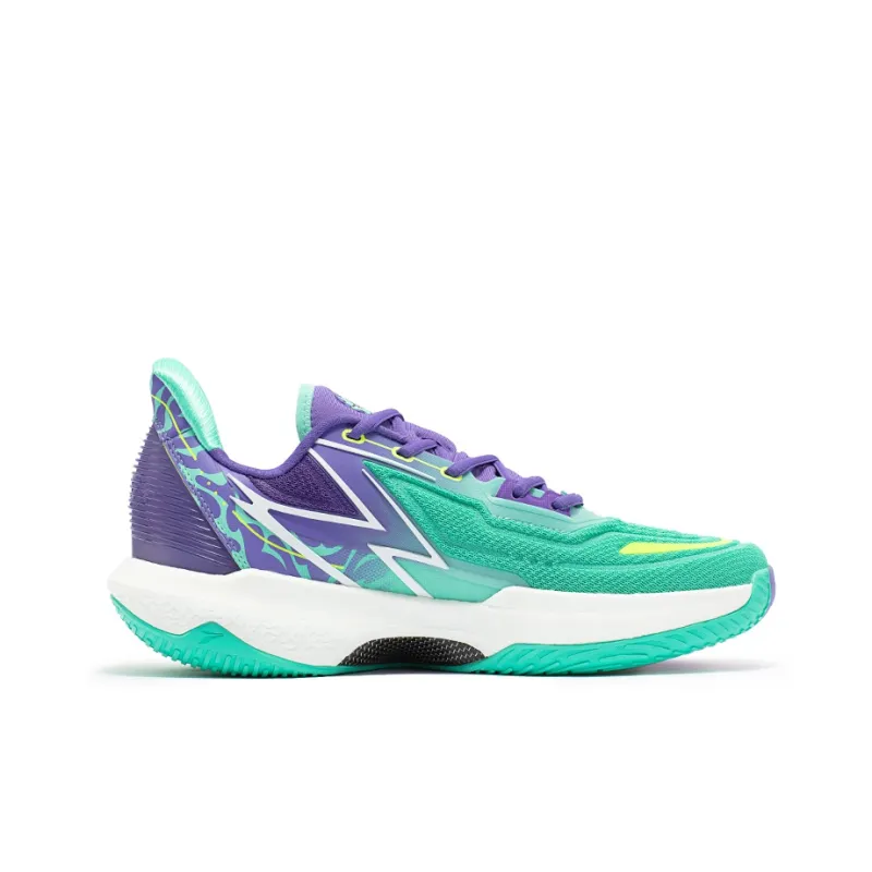 361° BIG3 4.0 Quick Pro Basketball Shoes Men Low Top Jade Green/Ultraviolet-1