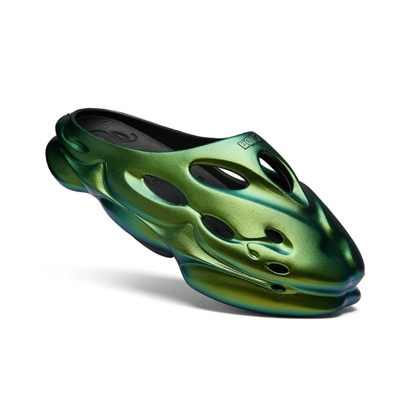 EQLZ EQUALIZER 1100 Slide Slippers Unisex Rattan Leaf Beetle-1
