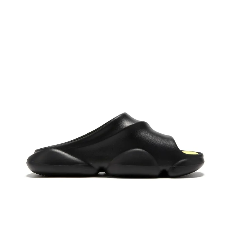 TINMUU Slide Slippers Unisex Black White/Beige Orange/Brown White-2
