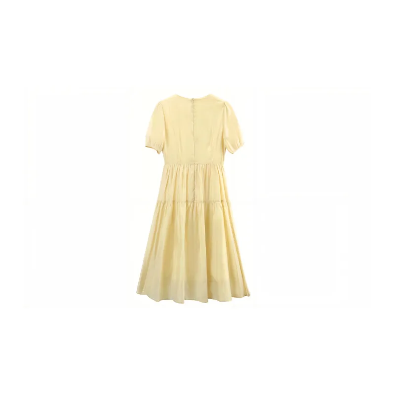 A paradise for awakening Short Sleeved Dresses Women's-4