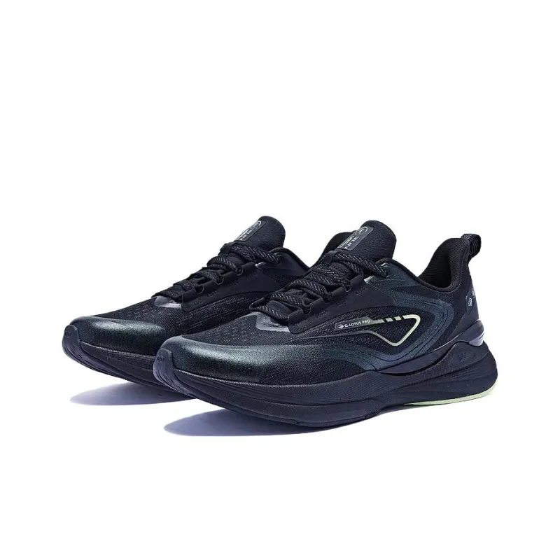 QIAODAN Cushioning Breathable Low Top Running Shoes Men's Shimmer Green-2