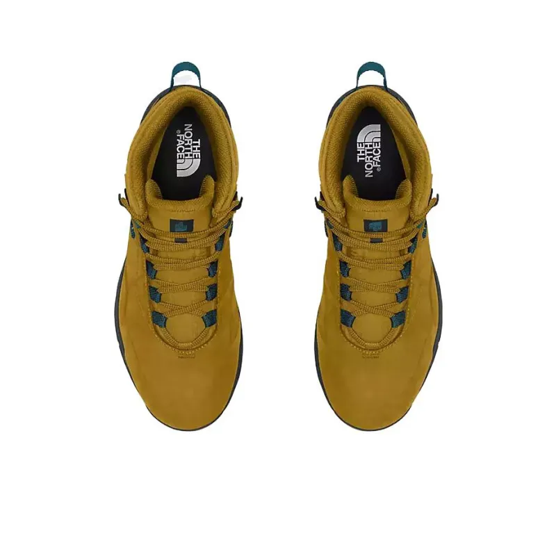 THE NORTH FACE Cragstone Slip-Resistant Water-Resistant High-Top Outdoor Shoes Men's Yellow-1