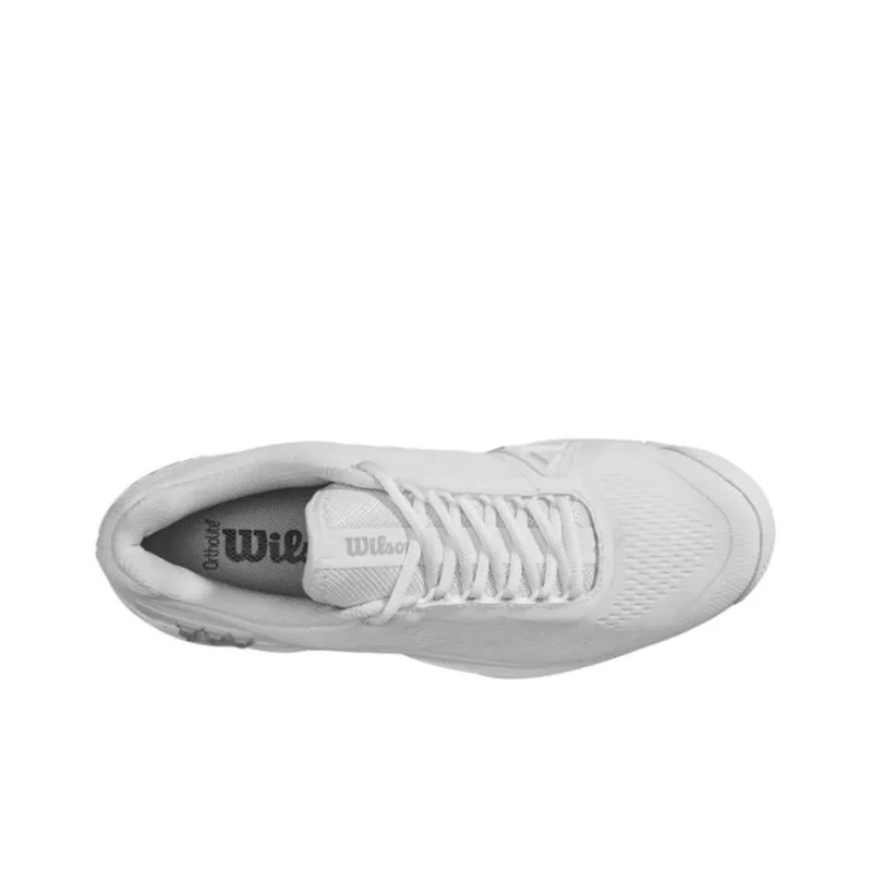Wilson Rush Pro 4.0 Cushioning, Wear Resistant Low Top Tennis Shoes Men's Ivory White-2