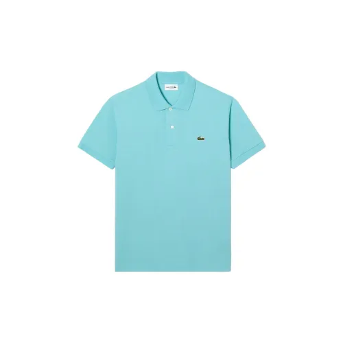 LACOSTE Polo Shirts Men Light Blue