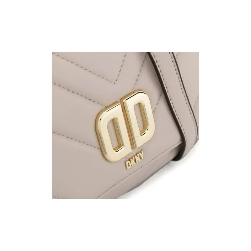 DKNY Lambskin Crossbody Bag Shoulder Bag Regular Women's Beige-2