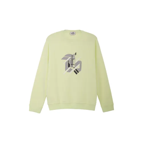 HERMES Sweatshirts Men Lemon Green