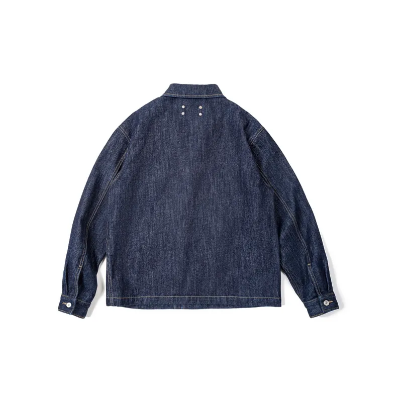 MADEN Jackets Men Denim Blue-1