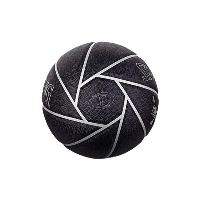 SPALDING Cyclone Series PU Basketball Black Size 7 Training Unisex-4