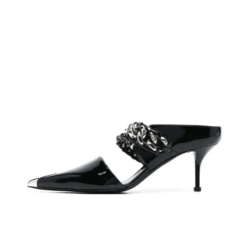 Alexander McQueen High Heels Women's Black/Silver