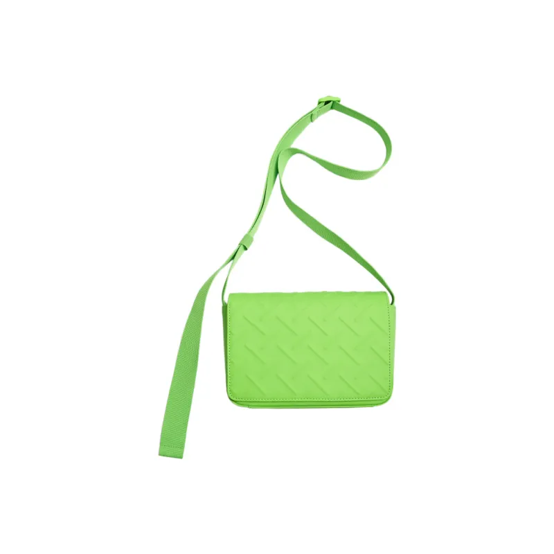 ZARA Polyurethane Shoulder Bag Crossbody Bag Regular Men's Green-0