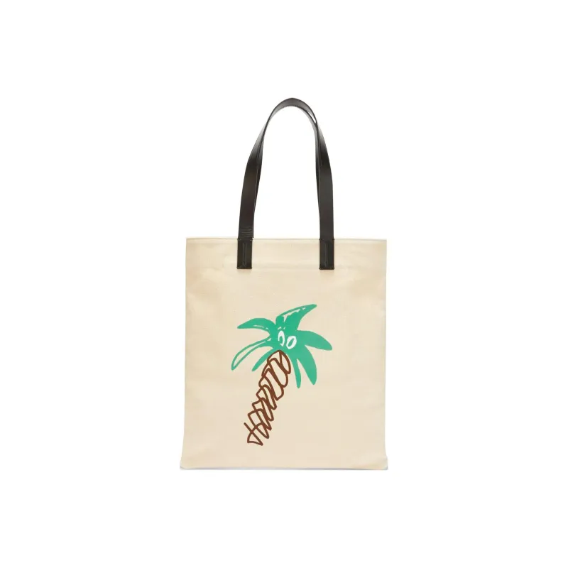PALM ANGELS Sketchy Logo print Tote Bag-1