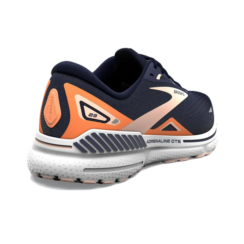 Brooks Women's Adrenaline GTS 23 'Peacoat Peach'-2