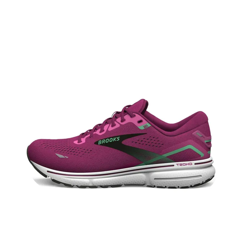 Brooks Adrenaline GTS 23 Cushioned Slip Resistant Low Top Running Shoes Women's Red Pink-0