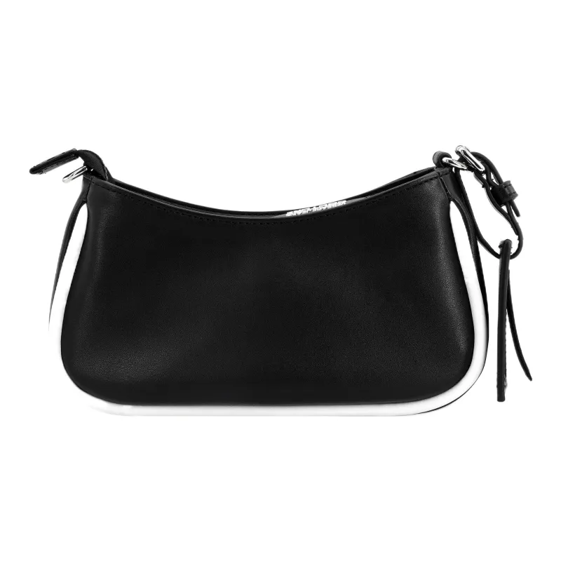 VERSACE JEANS COUTURE Polyurethane With Polyester Handbag, Shoulder Bag Women's Black-4