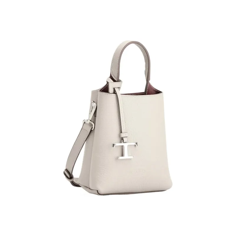 TOD'S T Timeless Pendant Detailed Micro Tote Bag-1