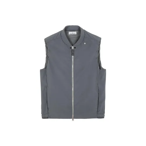 STONE ISLAND Vests Unisex Pencil Gray