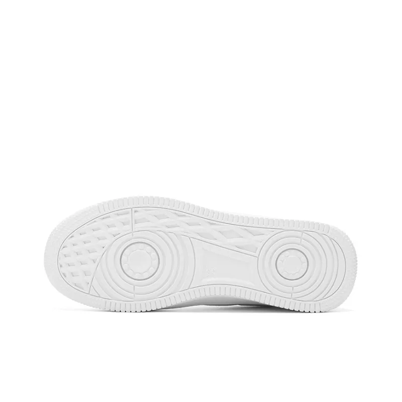 Warrior Air Force 1 Classic White Sneakers Height Increasing Lightweight Low Top Skateboard Shoes Unisex White Black-5