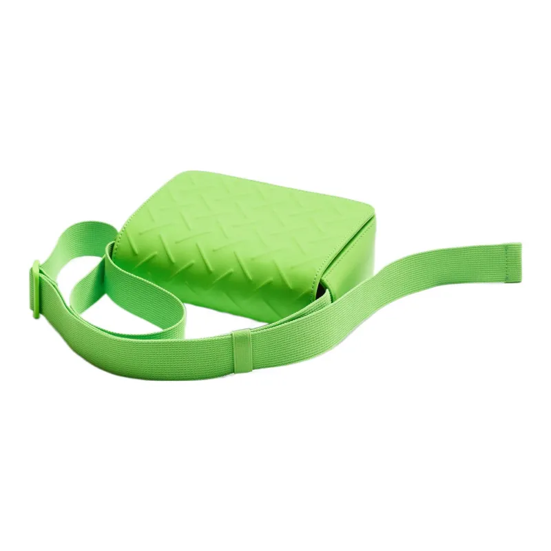 ZARA Polyurethane Shoulder Bag Crossbody Bag Regular Men's Green-1