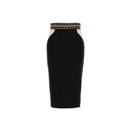Elisabetta Franchi Casual Long Skirts Women's Black