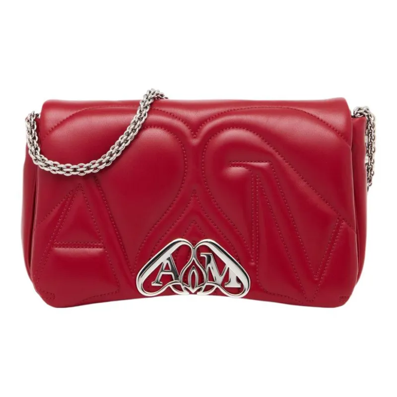 Alexander McQueen The Seal Logo Plaque Small Shoulder Bag-1