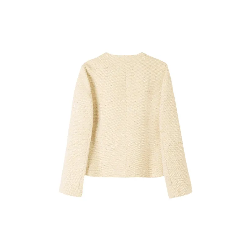 HIPPIEMISS Cropped Coats Women's Yellow-1