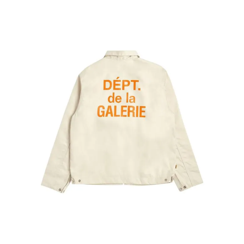 Gallery Dept. Montecito Logo Print Cotton Twill Jacket-1