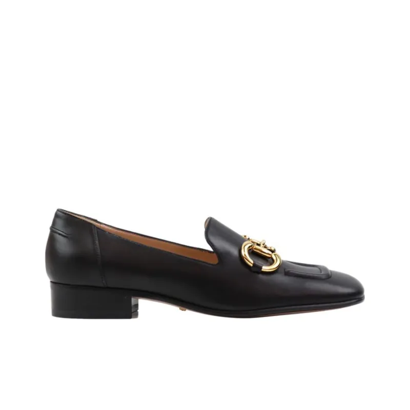 GUCCI Horsebit Loafers Women's Black-1