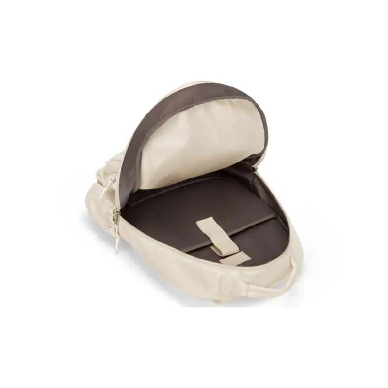 Simvay Clos Fabric With Synthetic Leather Backpack Large Size Women's Coconut Cloud Milkshake-5