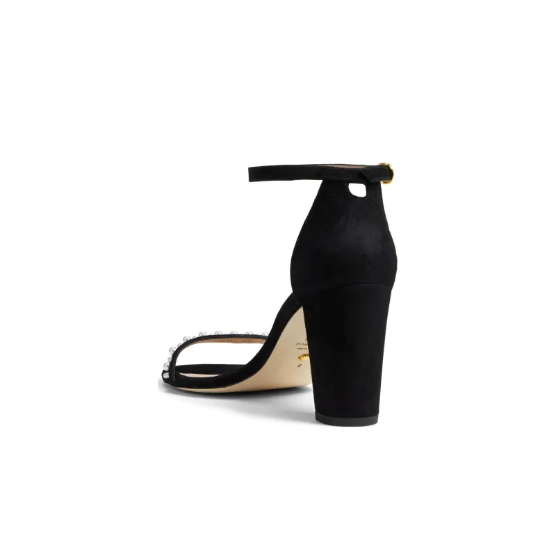 Stuart Weitzman/SW One Strap Sandals 8cm Women's Black-4