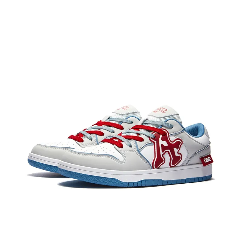 A1 Puffy Shoes Abrasion Resistant Balance Breathable Low Top Skateboard Shoes Unisex-2
