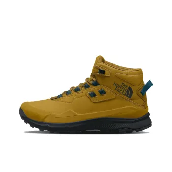 THE NORTH FACE Cragstone Slip-Resistant Water-Resistant High-Top Outdoor Shoes Men's Yellow