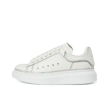 Alexander McQueen Oversized Sneakers 'White Silver' Women's