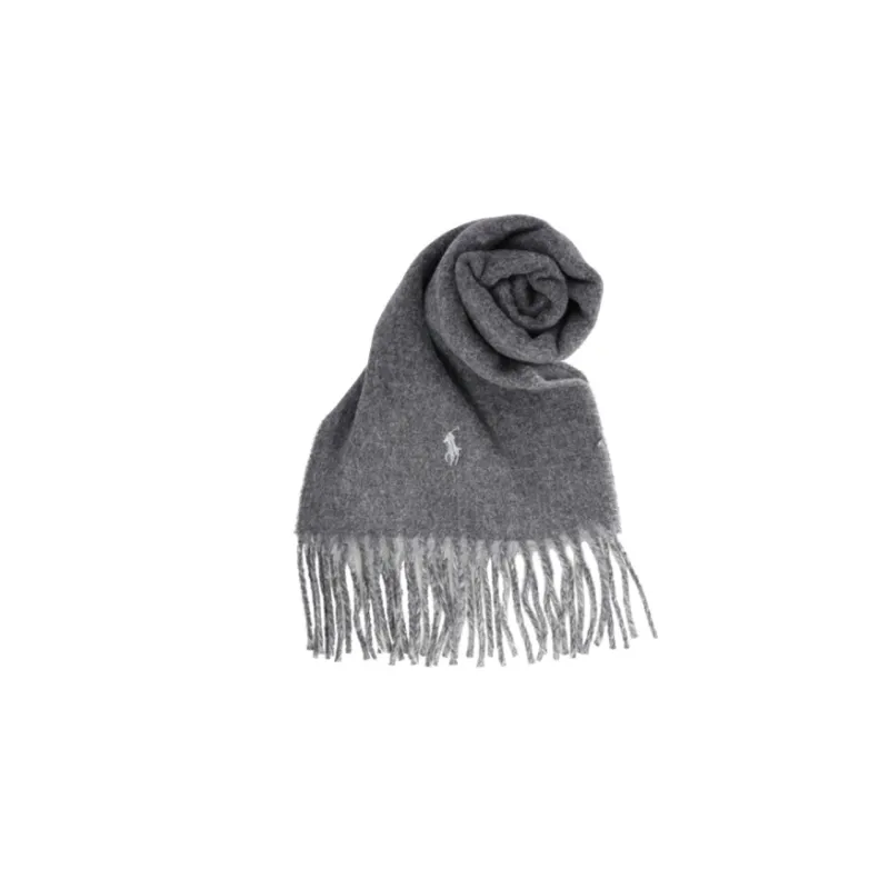 Polo Ralph Lauren Knit Scarves Unisex Light Gray-0