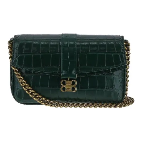 Balenciaga Calfskin Portable Crossbody Bag Shoulder Bag Women's Green