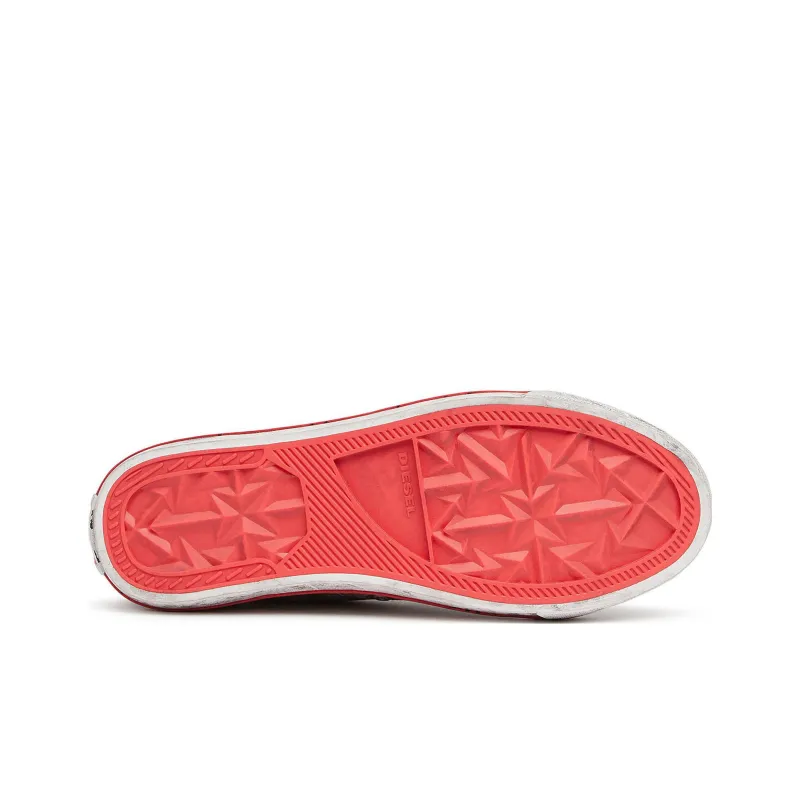 DIESEL S Athos Low Top Skateboard Shoes Men's Gray-4