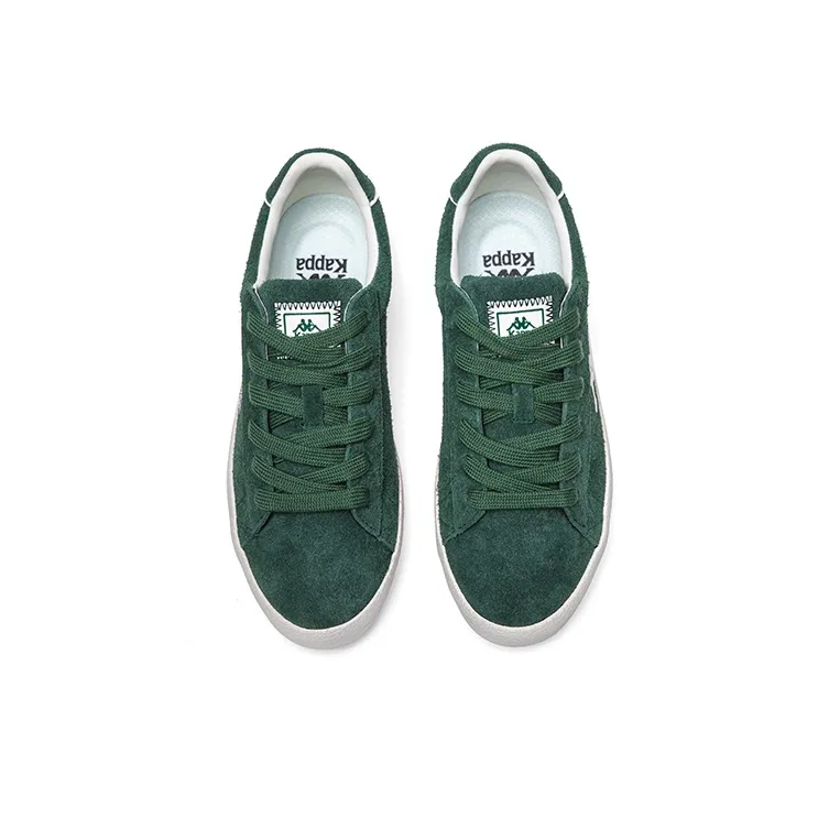 Kappa Anti Slip Wear Resistant Low Top Skateboard Shoes Unisex Copper Green-3