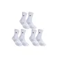 Long Shaft White Base Gray Stripes 3 Pack