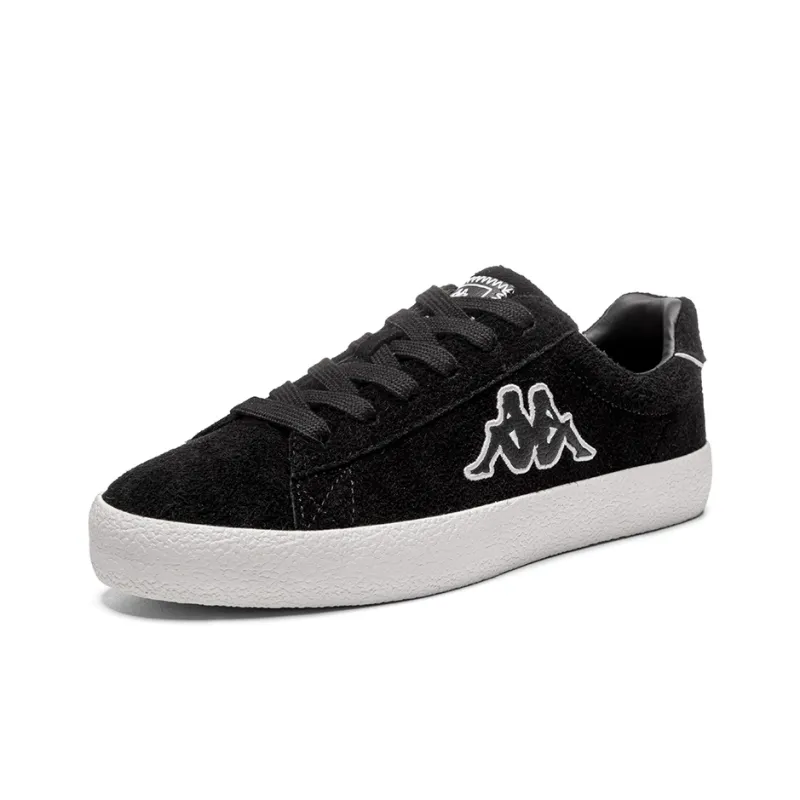 Kappa Anti Slip Wear Resistant Low Top Skateboard Shoes Unisex Black-2